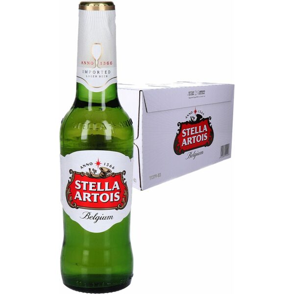 Buy 24 x Stella Artois Longneck Beer Bottle Case 330ml at the best