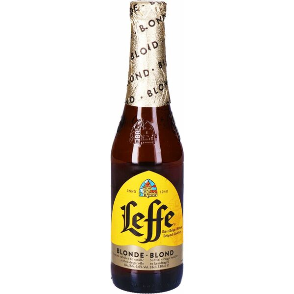 Buy 24 x Leffe Blond Beer Bottle Case 330ml at the best price Paneco