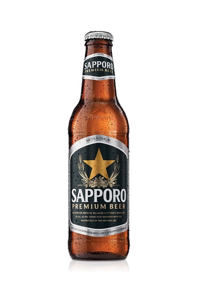 Sapporo premium Beer Bottle