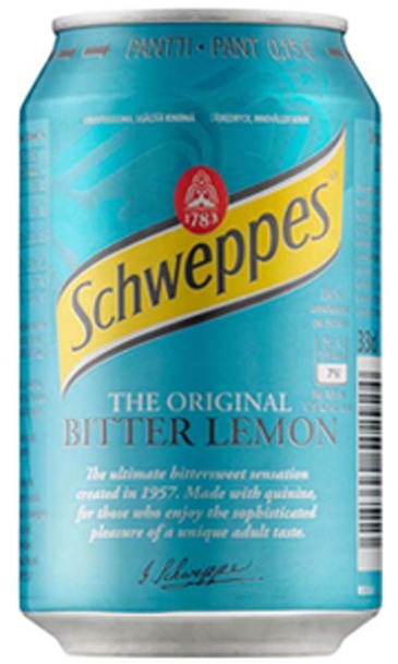 Schweppes Bitter Lemon Can