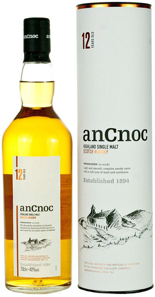 anCnoc 12 Year 700ml bottle and box