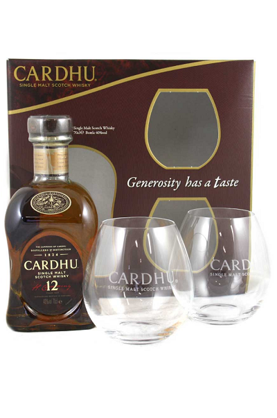 Cardhu 12 Year Gift Pack with 2 Glasses