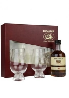 Edradour 10 Year 200ml Gift Pack with 2 Glasses