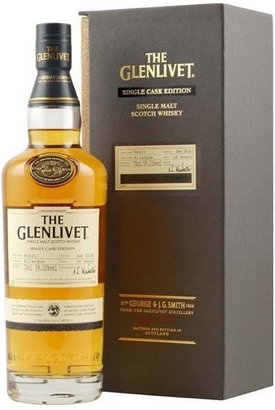 Glenlivet 18 Year Allargue Single Malt 700ml Bottle w/Gift Box