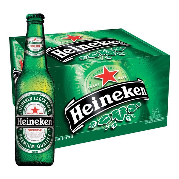 Buy 24 x Heineken Beer Bottle Case 330ml at the best price Paneco