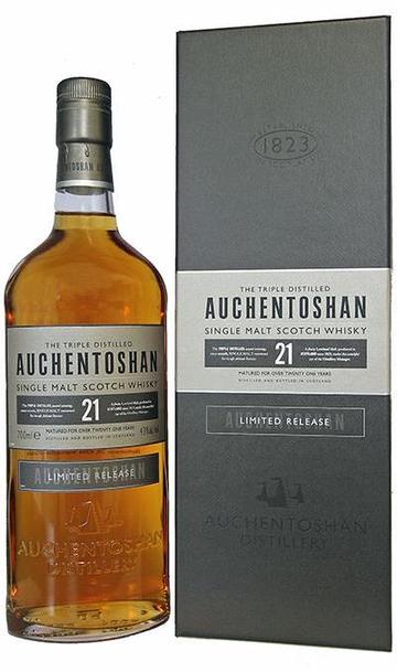 Auchentoshan 21 Year 700ml bottle and box