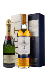 Moet & Chandon Imperial w/ Gift Box Macallan 12 Year Double Cask w/Gift Box
