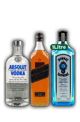 absolut-blue-750ml-johnnie-walker-black-750ml-bombay-sapphire-1000ml