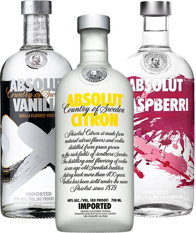 Absolut Vanilia 1L
Absolut Raspberri 1L
Absolut Citron 1L