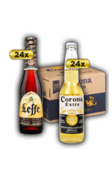 24 x Leffe Brown Beer Bottle Case
24 x Corona Beer Bottle Case