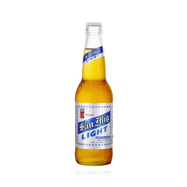 Buy 24 x San Miguel Light Beer Bottles Case 330ml at the best price
