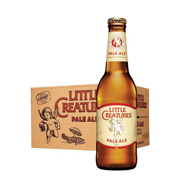 Buy 24 x Little Creatures Pale Ale Beer Bottles Case 330ml at the best price Paneco Singapore
