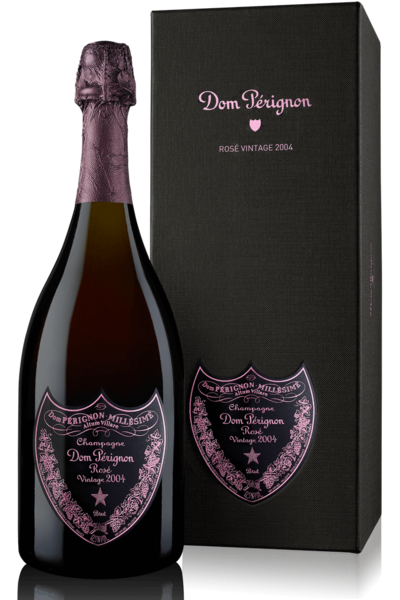 Dom Perignon Rose 2004 750ml bottle with box