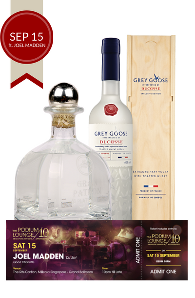 Podium Lounge Premium Party Bundle plus 1 discounted ticket for Podium Lounge SATURDAY 15 Sep ft DJ Joel Madden