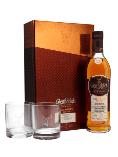 Glenfiddich Malt Master's Edition 700ml + 2 Gift Glasses w/ Gift Box