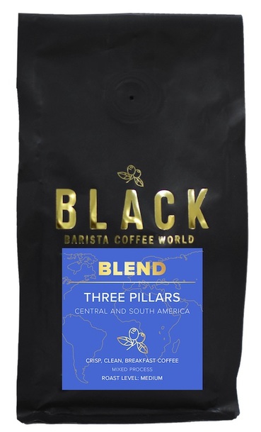 Three Pillars Blend Whole Beans bag