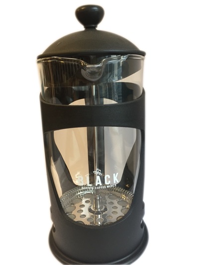 French Press - Black Premium glass and pyrex