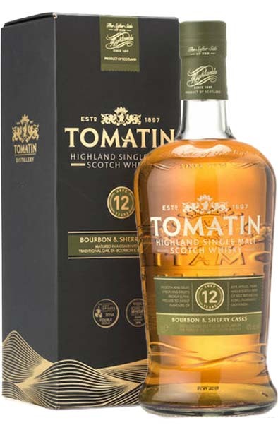 Tomatin 12 Year 750ml Single Malt Whisky w/ Gift Box