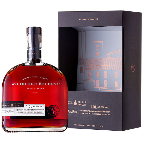 Buy Woodford Reserve Double Oaked 1L w/ Gift Box at the best price