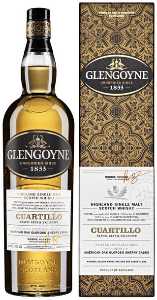 Glengoyne Cuartillo Single Malt 1L w/ Gift Box