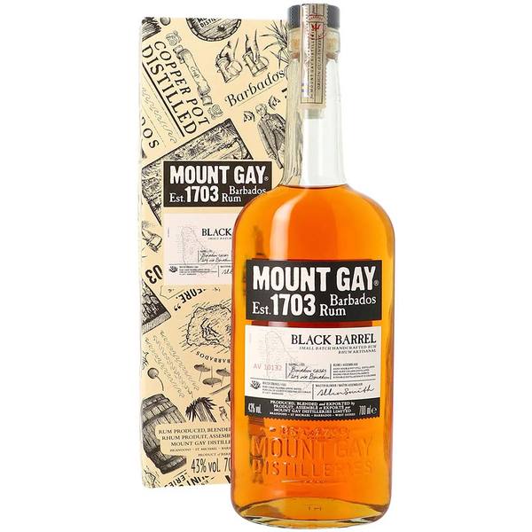 Buy Mount Gay Black Barrel Rum 1L w/ Gift Box at the best price