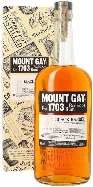 Mount Gay Black Barrel Rum 1L w/ Gift Box