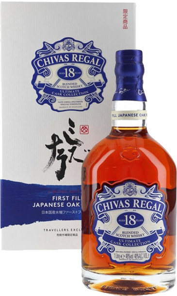 Chivas Regal 18 yr Japanese Oak Whisky 1L w/ Gift Box