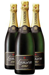 3 Pack Lanson Black Label Brut Champagne