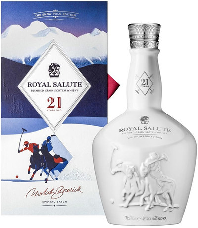 Chivas Royal Salute 21 year Snow Polo Edition 700ml w/ Gift Box