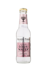 x 24 Fever-Tree Soda Water Bottle Case 200ml