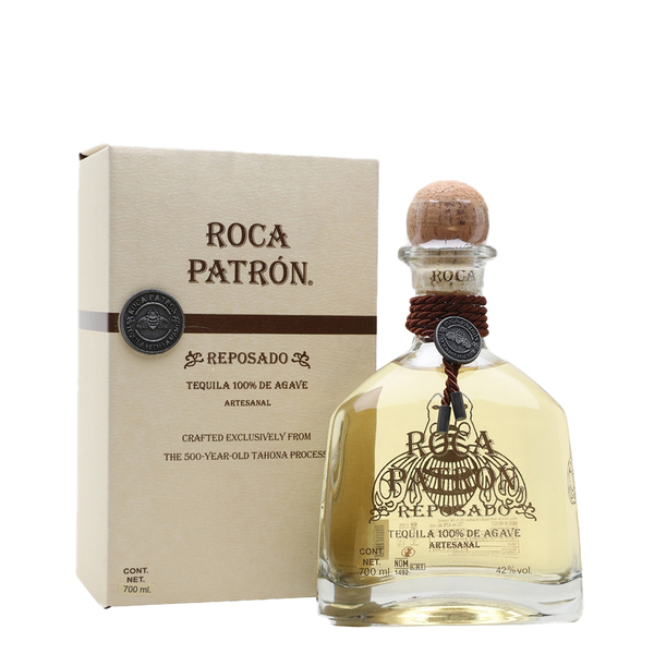 Buy Roca Patrón Reposado 750ml w/Gift Box at the best price Paneco