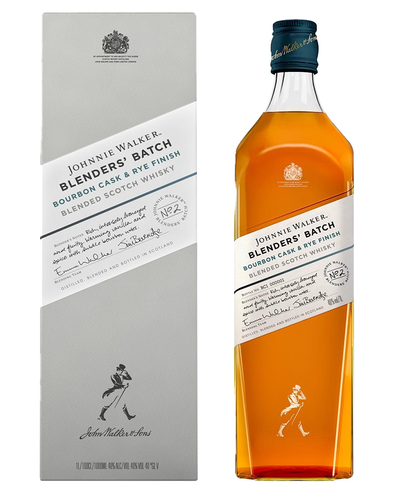 Johnnie Walker Blenders' Batch Bourbon Cask & Rye Finish 1L w/Gift Box