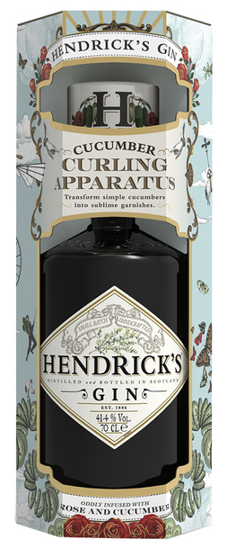 Hendricks Gin 700ml Curler Set