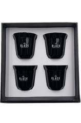 Double Wall Coffee Cup 4 Set - Black