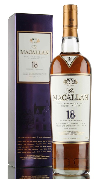 Macallan 18 Year Sherry Oak w/Gift Box