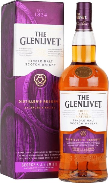 Buy Glenlivet Triple Cask Matured Distillers Reserve Single Malt 1l W Gift Box At The Best Price Paneco Singapore