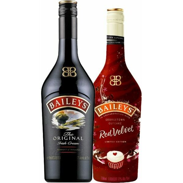 Buy Baileys 1L Original & Red Velvet Cupcake 700ml Set at the best