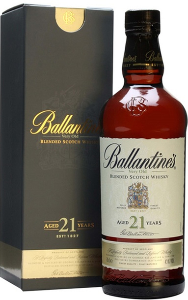 Ballantines 21 Year 700ml Bottle w/Gift Box