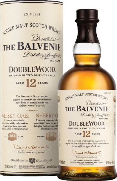 Balvenie 12 Year Double Wood 700ml w/Gift Box