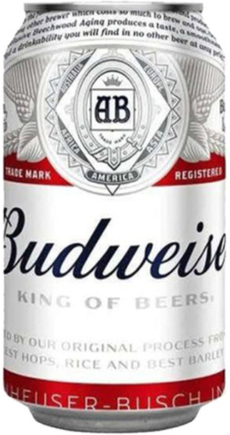 Budweiser Beer Can 330ml