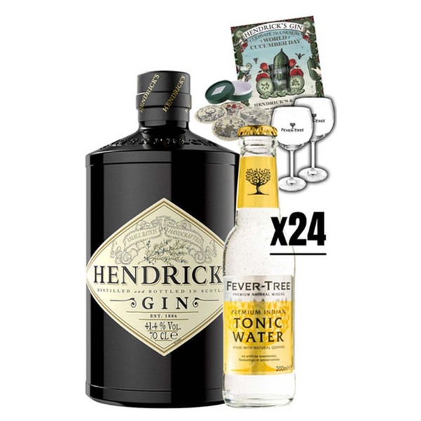 Buy Hendrick's 1L X Fever Tree G&T Set w/Coasters, Copa Glass & Recipe