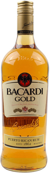 Bacardi Gold 1L bottle
