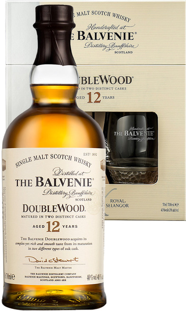 Balvenie 12 Year Royal Selangor Pack + Glass 700ml Bottle w/Gift Box