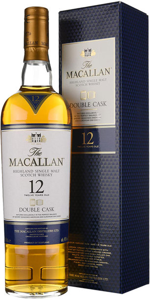 Macallan 12 Year Double Cask Bottle with box