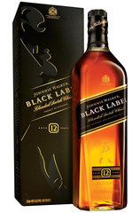 Johnnie Walker Black Label 1L w/Gift Box