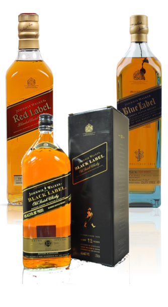 Santa's X-tra Special Johnnie Walker Set - XL (Red, Black and Blue)