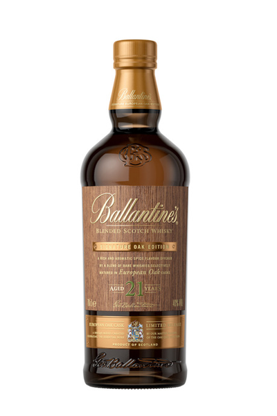 Ballantine’s 21 Year Signature Oak Edition – European Oak bottle