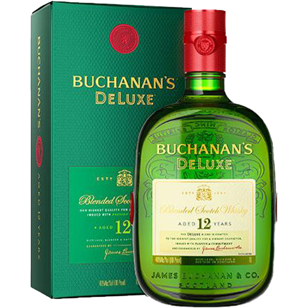 Buy Buchanans 12 Deluxe 1L w/Gift Box at the best price