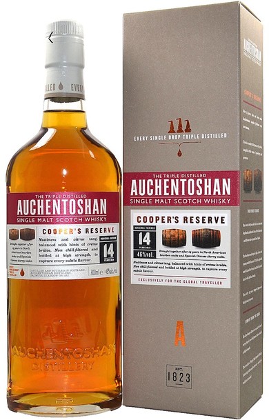Auchentoshan 14 Year Cooper's Reserve 700ml w/Gift Box