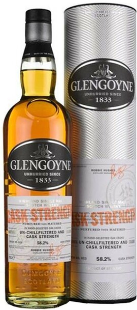 Glengoyne Cask Strength 700ml Bottle (Batch 4) w/Gift Box